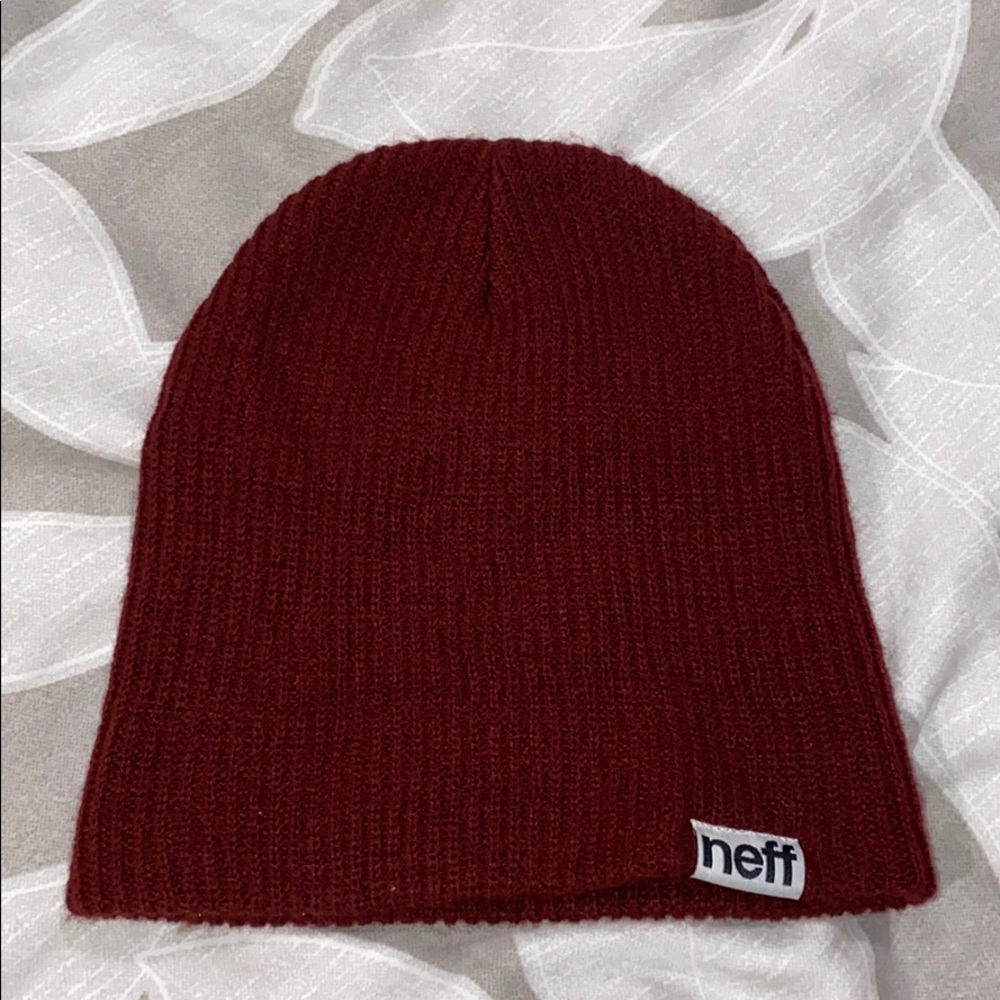 Neff Maroon Beanie